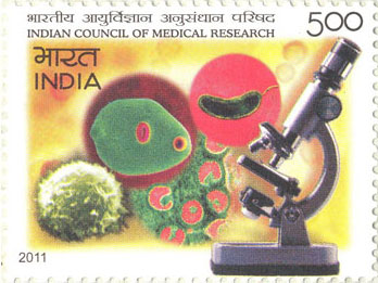 Indian Postage Stamp on Indian Council Of Medical Research