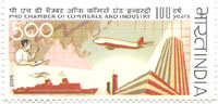 Indian Postage Stamp on A Commemorative   Phd Chamber Of Commerce And Industry