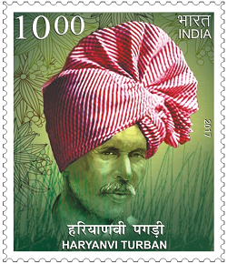 Indian Postage Stamp on HeadGears