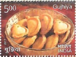 Indian Postage Stamp on INDIAN CUISINE