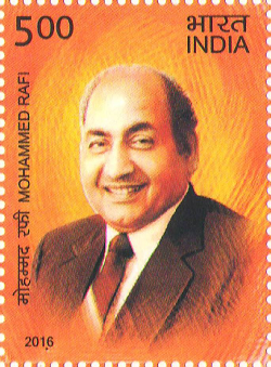 Indian Postage Stamp on Legendary Singers