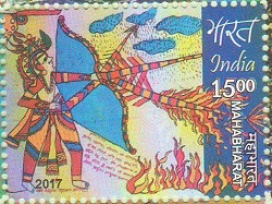 Indian Postage Stamp on MAHABHARAT