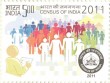 Indian Postage Stamp on Census Of India 2011