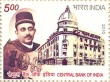 Indian Postage Stamp on Central Bank Of India