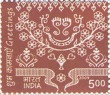 Indian Postage Stamp on Greetings