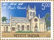 Indian Postage Stamp on St. Pauls Church