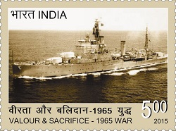 Indian Postage Stamp on Valour & Sacrifice - 1965 War