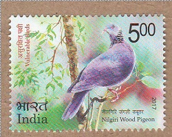 Indian Postage Stamp on Vulnerable Birds