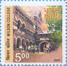 Indian Postage Stamp on Wilson College